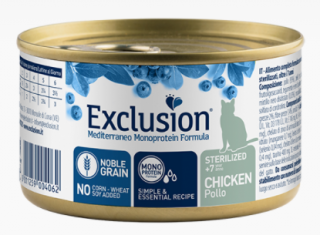 Exclusion Noble Grain Kısırlaştırılmış +7 Tavuk 85 gr Kedi Maması kullananlar yorumlar
